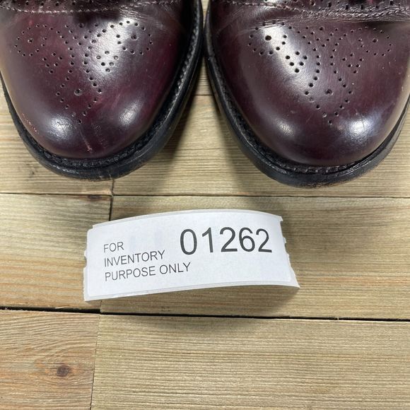Allen Edmonds Shoes Bridgeton Mens 10 Wingtip‎ Tassel Loafers Burgundy Leather main image 5
